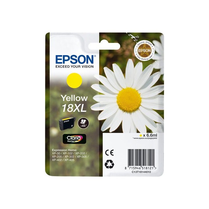 Cartuccia Originale Giallo (18XL) 18XL, C13T18144010, C13T18144012 EPSON Conf.1