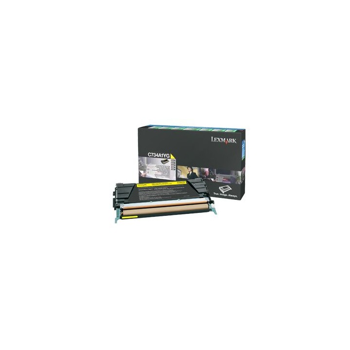 Cartuccia Originale Giallo C734A1YG LEXMARK Conf.1 - Pag.6000