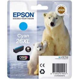 Cartuccia Originale Ciano (26XL) 26XL, C13T26324010, C13T26324012 EPSON Conf.1 - Pag.700