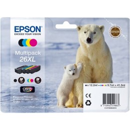 Multipack Originale B/C/M/Y (26XL) 26XL, C13T26364010 EPSON Conf.1