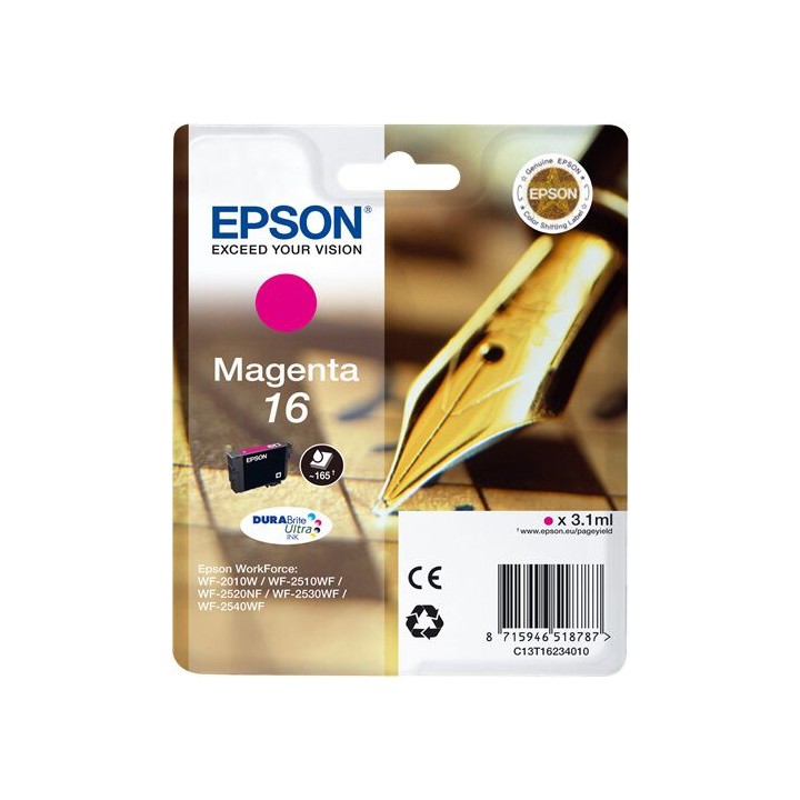 Cartuccia Originale Magenta (16) 16, C13T16234010, C13T16234012 EPSON Conf.1 - Pag.165