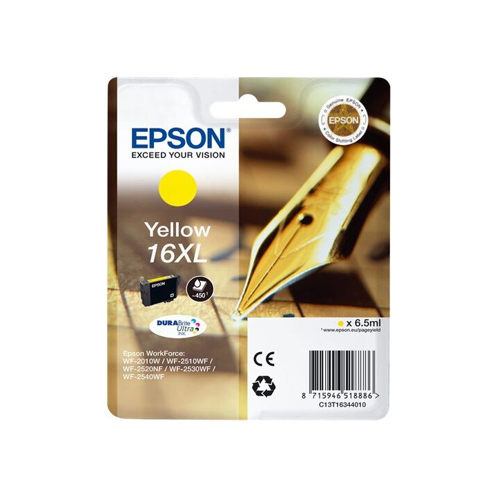 Cartuccia Originale Giallo (16XL) 16XL, C13T16344010, C13T16344012 EPSON Conf.1 - Pag.450