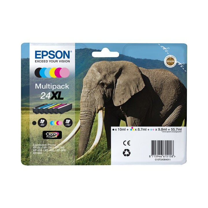 Multipack Originale (24XL) 24XL, C13T24384010, C13T24384011 EPSON Conf.1