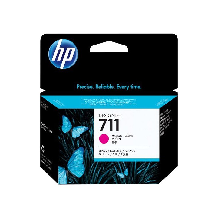 Cartuccia Originale Magenta (711) 711, CZ135A HP Conf.1x3