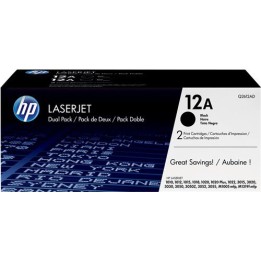 Dual Pack Originale Nero (12A) 12A, Q2612AD HP Conf.1 - Pag.2000