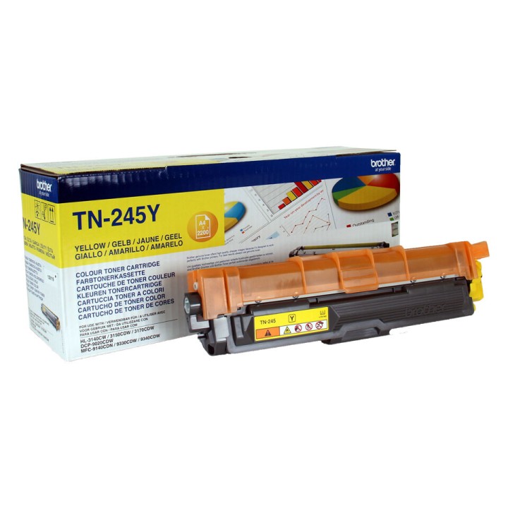 Cartuccia Toner Originale Giallo TN-245Y BROTHER Conf.1 - Pag.2200
