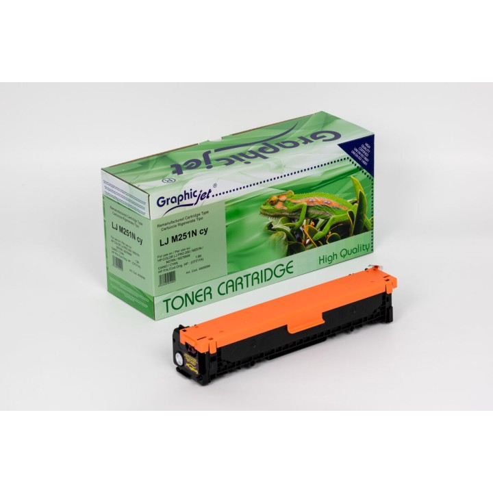 Cartuccia Toner Rigenerata Ciano (131A) 131A, CF211A HP Conf.1 - Pag.1800