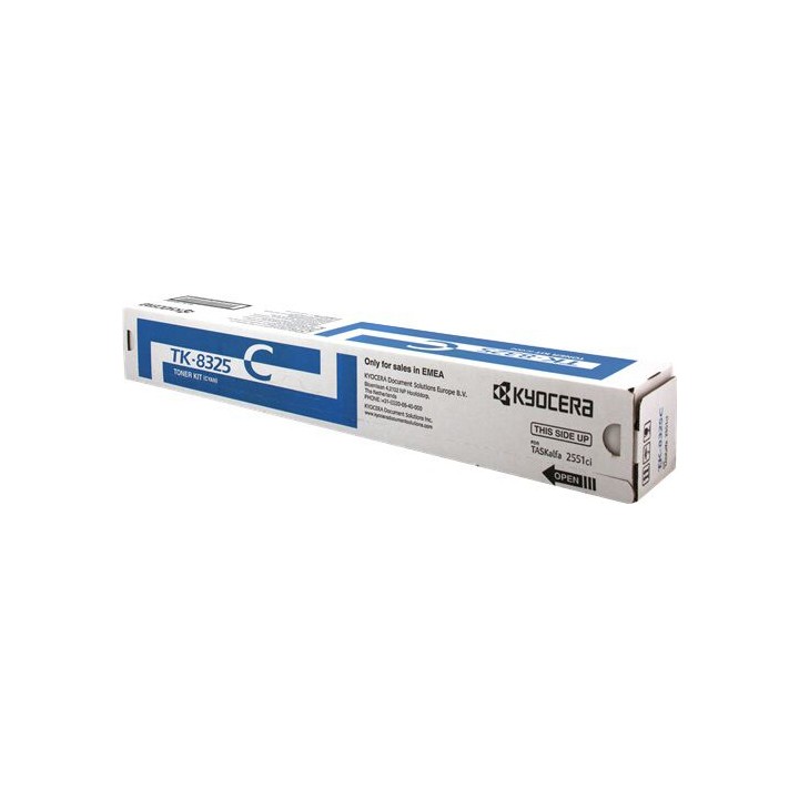 Toner Originale Ciano (TK-8325C) 1T02NPCNL0, TK-8325C MITA/KYOCERA Conf.1 - Pag.12000