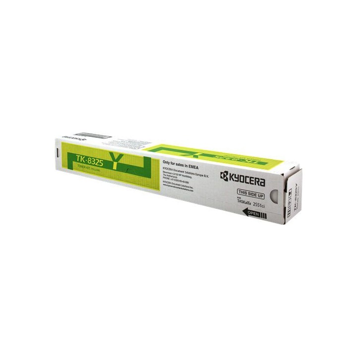 Toner Originale Giallo (TK-8325Y) 1T02NPANL0, TK-8325Y MITA/KYOCERA Conf.1 - Pag.12000