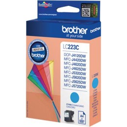 Cartuccia Ink-jet Originale Ciano LC-223C BROTHER Conf.1 - Pag.550