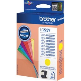 Cartuccia Ink-jet Originale Giallo LC-223Y BROTHER Conf.1 - Pag.550