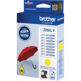 Cartuccia Ink-jet Originale Giallo LC-225XLY BROTHER Conf.1 - Pag.1200