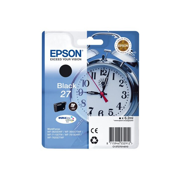 Cartuccia Originale Nero (27) 27, C13T27014010, C13T27014012 EPSON Conf.1 - Pag.350