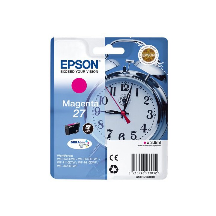 Cartuccia Originale Magenta (27) 27, C13T27034010, C13T27034012 EPSON Conf.1 - Pag.300