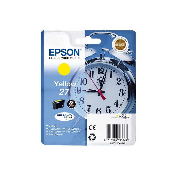 Cartuccia Originale Giallo (27) 27, C13T27044010, C13T27044012 EPSON Conf.1 - Pag.300