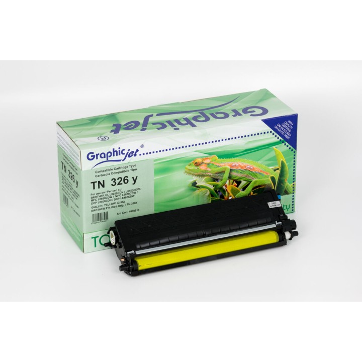 Cartuccia Compatibile Giallo TN-326Y BROTHER Conf.1 - Pag.3500