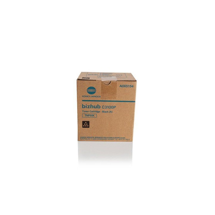 Toner Originale Nero A0X5154, TNP50K MINOLTA Conf.1 - Pag.6000