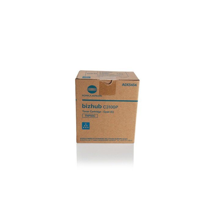 Toner Originale Ciano A0X5454, TNP50C MINOLTA Conf.1 - Pag.6000