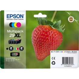 Multipack Originale B/C/M/Y (29XL) 29XL, C13T29964010, C13T29964012 EPSON Conf.1x4