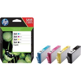 Multipack Originale B/C/M/Y (364) N.364, N9J73A (ex J3M82A) HP Conf.1