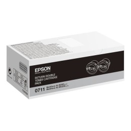 Double Pack Originale Nero (0711) (Return Program) 0711, C13S050711 EPSON Conf.1x2