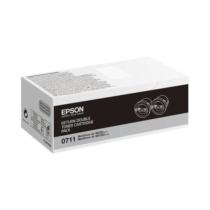Double Pack Originale Nero (0711) (Return Program) 0711, C13S050711 EPSON Conf.1x2