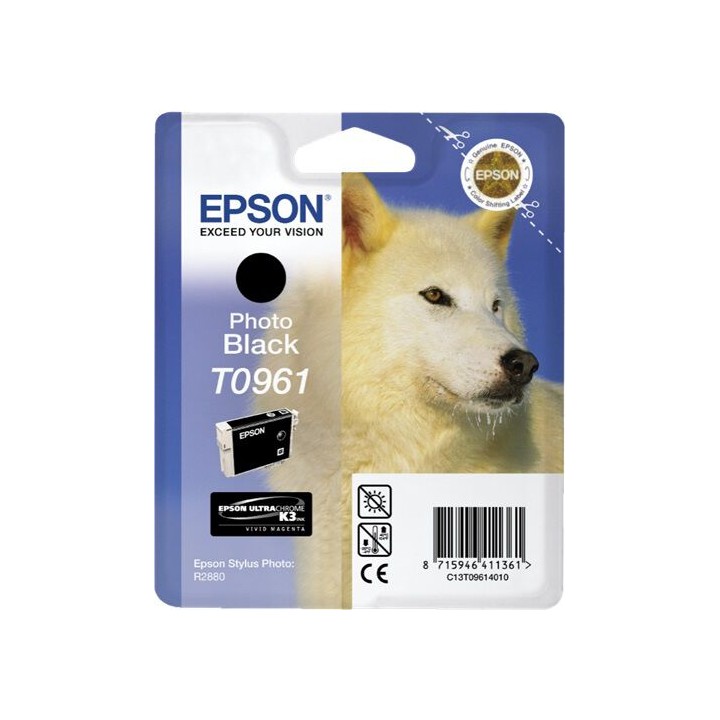 Cartuccia Originale Nero Foto (T0961) C13T09614010, T0961 EPSON Conf.1