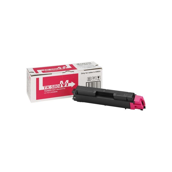 Toner Originale Magenta (TK-580M) 1T02KTBNL0, TK-580M MITA/KYOCERA Conf.1 - Pag.2800