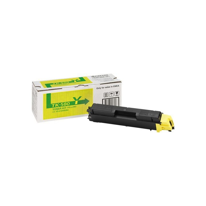Toner Originale Giallo (TK-580Y) 1T02KTANL0, TK-580Y MITA/KYOCERA Conf.1 - Pag.2800