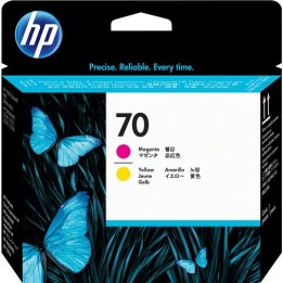 Testina Originale Giallo + Magenta (70) 70, C9406A HP Conf.1