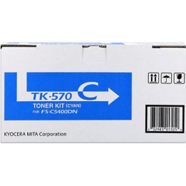 Toner Originale Ciano (TK-570C) 1T02HGCEU0, TK-570C MITA/KYOCERA Conf.1 - Pag.12000
