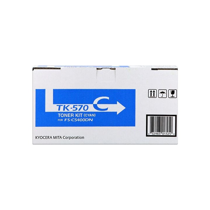 Toner Originale Ciano (TK-570C) 1T02HGCEU0, TK-570C MITA/KYOCERA Conf.1 - Pag.12000