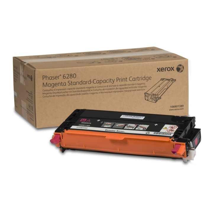 Cartuccia Toner Originale Magenta 106R01389 XEROX Conf.1 - Pag.2200