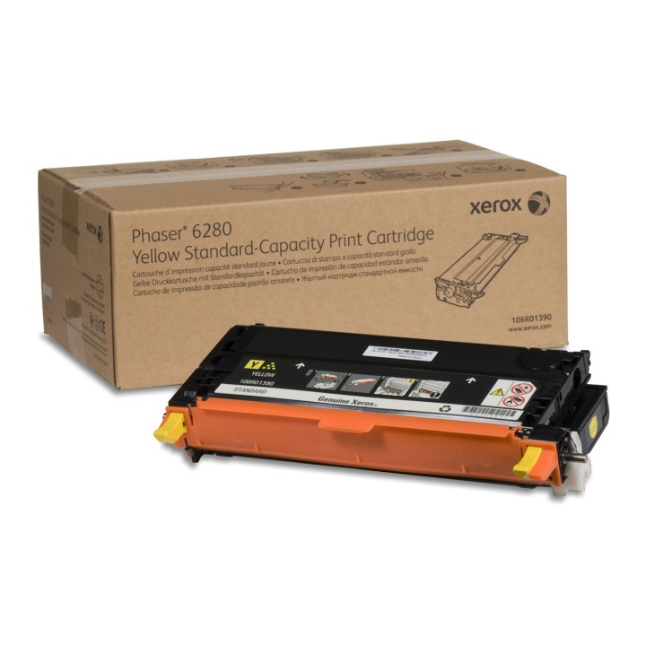 Cartuccia Toner Originale Giallo 106R01390 XEROX Conf.1 - Pag.2200