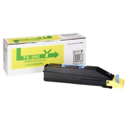 Toner Originale Giallo (TK-880Y) 1T02KAANL0, TK-880Y MITA/KYOCERA Conf.1 - Pag.18000