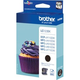 Cartuccia Ink-jet Originale Nero LC-123BK BROTHER Conf.1 - Pag.600