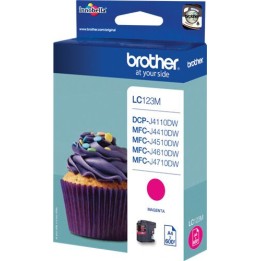 Cartuccia Ink-jet Originale Magenta LC-123M BROTHER Conf.1 - Pag.600