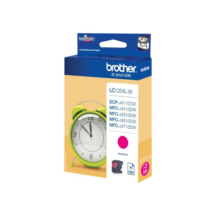 Cartuccia Ink-jet Originale Magenta LC-125XLM BROTHER Conf.1 - Pag.1200