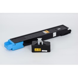 Cartuccia Toner Compatibile Ciano + Vaschetta Recupero (TK-8325C) 1T02NPCNL0, TK-8325C MITA/KYOCERA Conf.1 - Pag.12000