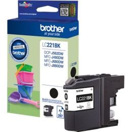 Cartuccia Ink-jet Originale Nero LC-221BK BROTHER Conf.1 - Pag.300