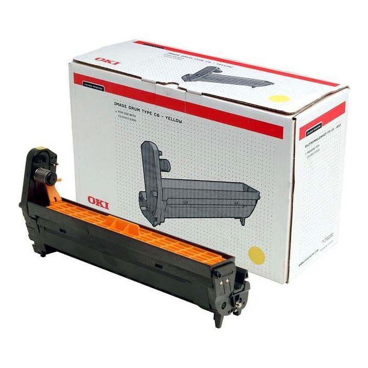 Tamburo Originale Giallo 42126641, Type C6 L OKI Conf.1