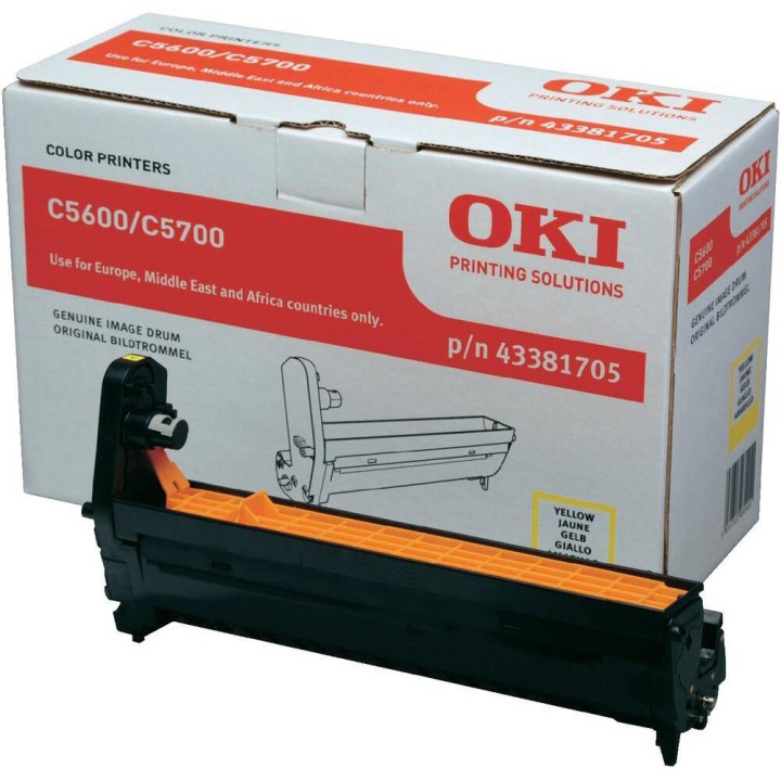 Tamburo Originale Giallo 43381705 OKI Conf.1