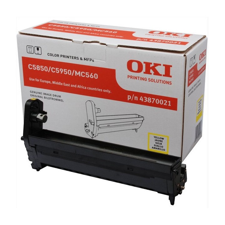 Tamburo Originale Giallo 43870021 OKI Conf.1