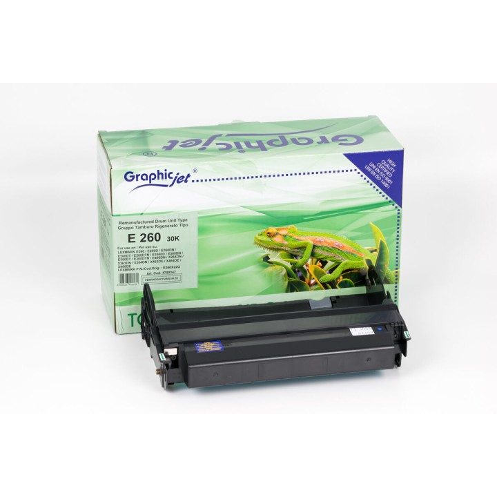 Gruppo Tamburo Rigenerato E260X22G LEXMARK Conf.1 - Pag.30000