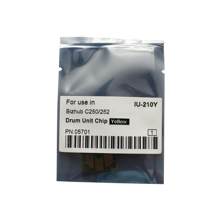 Resetting Chip per Imaging Unit Giallo MINOLTA Conf.1 - Pag.45000