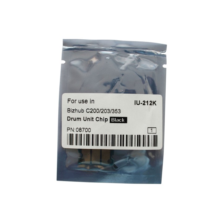 Resetting Chip Universale per Imaging Unit Nero UNIVERSALE MINOLTA Conf.1 - Pag.60000
