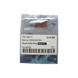 Resetting Chip Universale per Imaging Unit Magenta UNIVERSALE MINOLTA Conf.1 - Pag.45000