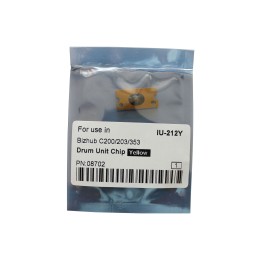 Resetting Chip Universale per Imaging Unit Giallo UNIVERSALE MINOLTA Conf.1 - Pag.45000