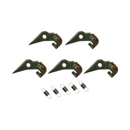 Kit Unghietta + Molla Superiore Compatibile 6LE58405000, 6LE58590000, D0FL-1713, D0FL-1714, D0FL1713, D0FL1714 TOSHIBA Conf.1x5