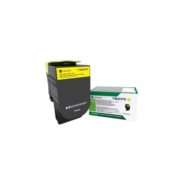 Cartuccia Originale Giallo (Return Program) 71B2HY0 LEXMARK Conf.1 - Pag.3500